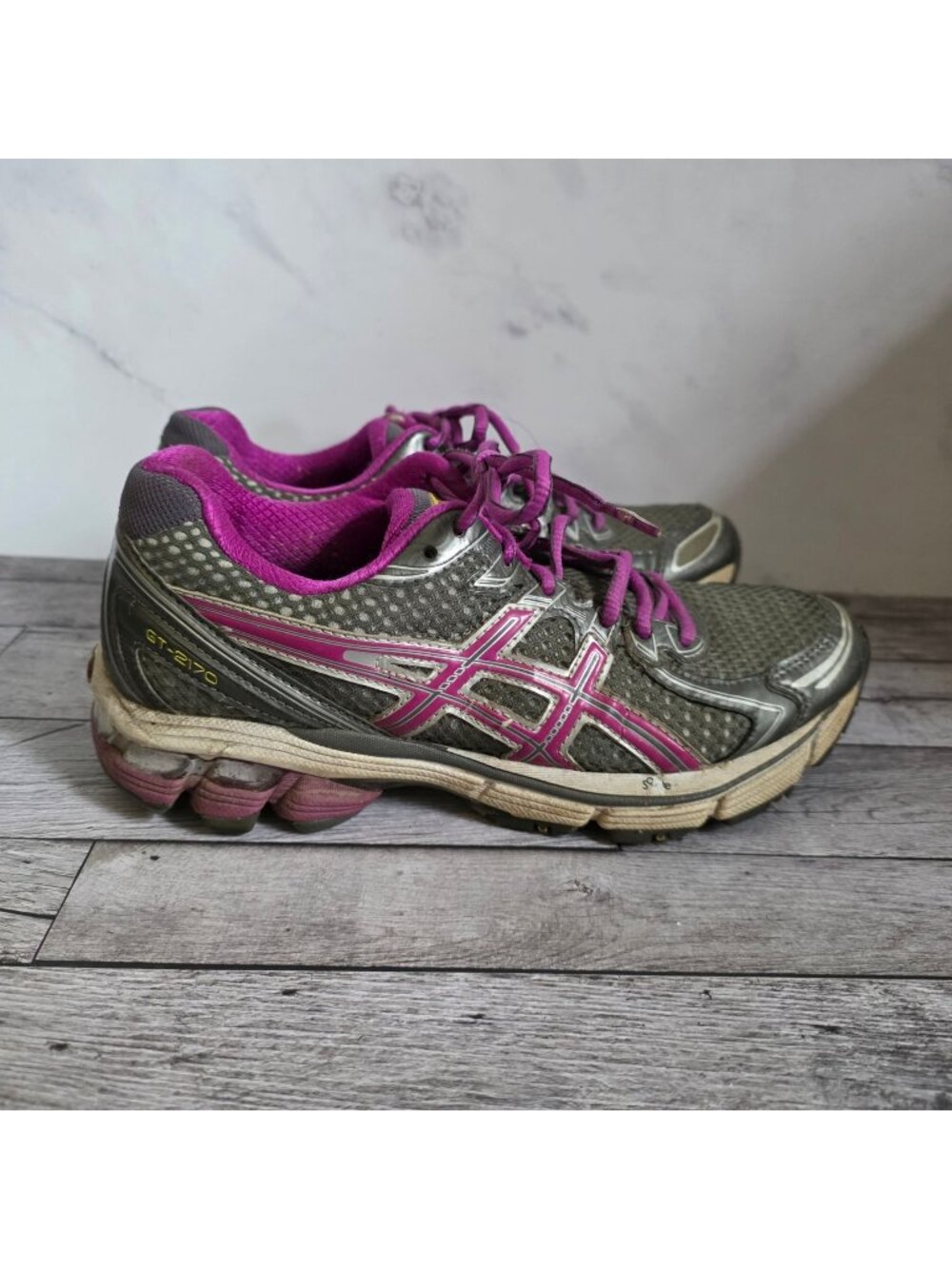 Asics GT-2170 Womens Running Shoes Gray & Pink Size 6.5 US